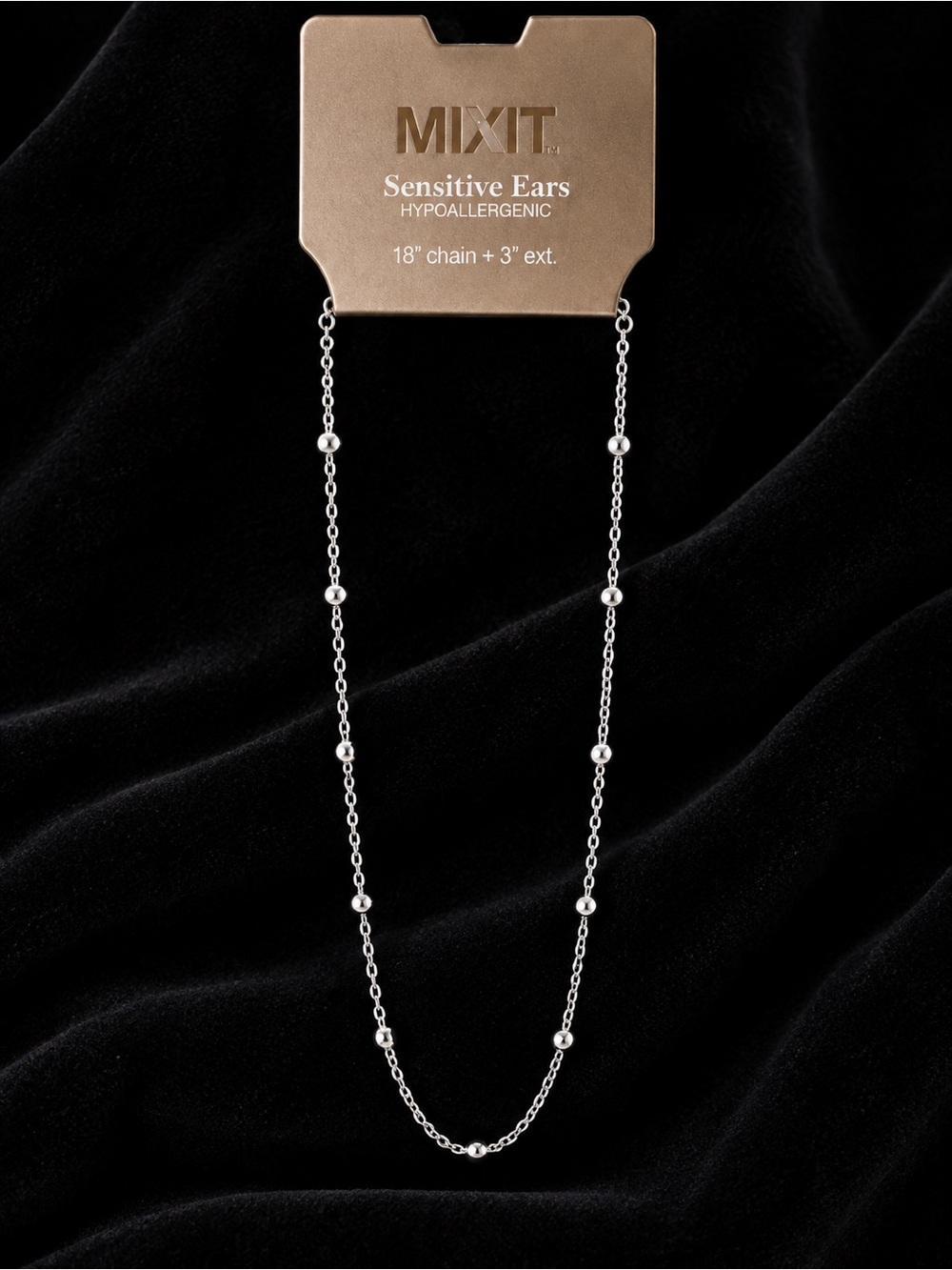 Mixit Hypoallergenic Silver Chain 18 Inches